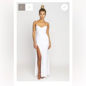RESA White Slip Dress
